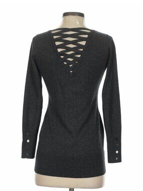 S Cache Metallic Grey Back out top